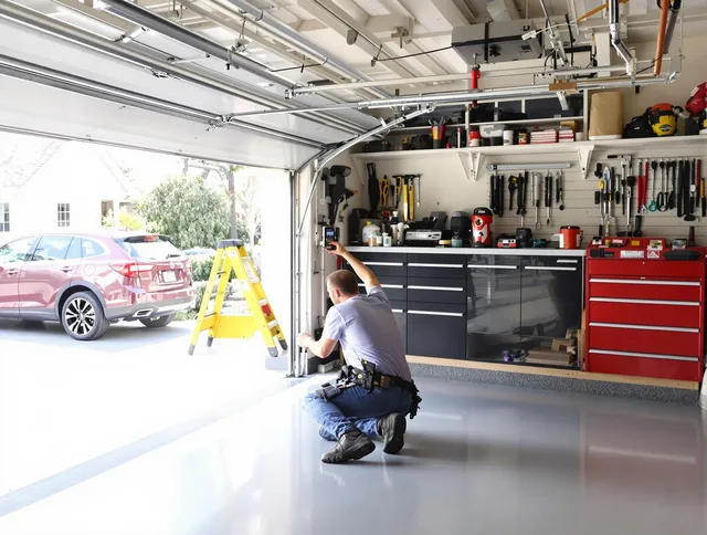 Local garage door repair service by Trumbull Center Garage Door Repair in Trumbull Center
