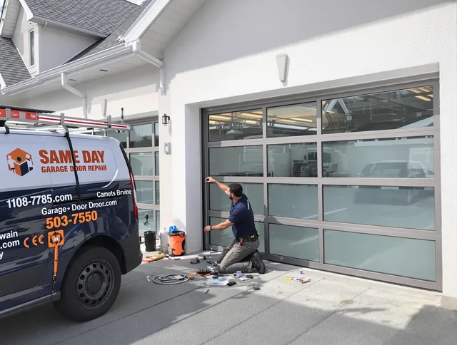 Same-day garage door repair service by Trumbull Center Garage Door Repair in Trumbull Center