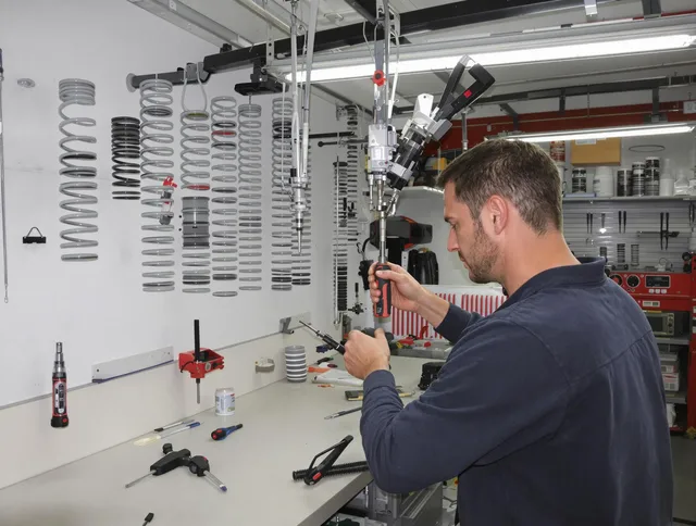 Trumbull Center Garage Door Repair safety certified technician performing precision spring replacement in Trumbull Center